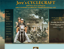 Tablet Screenshot of jerescyclecraft.com